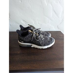 Nike Air Max Sequent Black/Gray Athletic Shoes Women's - Size 6.5